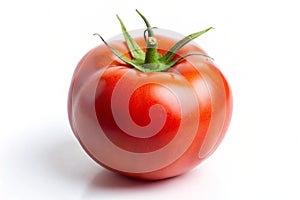 Tomato on a white background