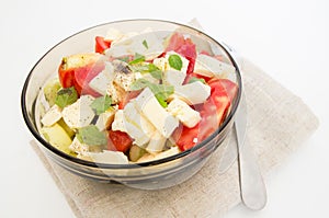 Tomatoe and cheese salad