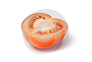 Tomatoe isolated on white