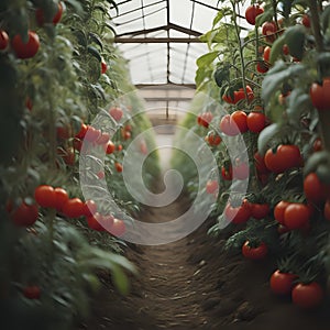 Tomatoes garden