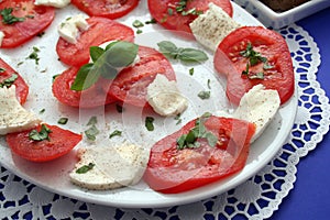 Tomatoes and Mozzarella