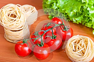 Tomatoes and pasta