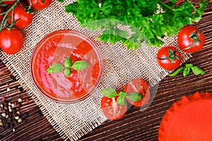Tomatoes paste