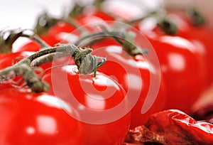 Tomatoes and peppers