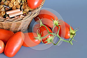 Tomatoes San Marzano, Campania, italy