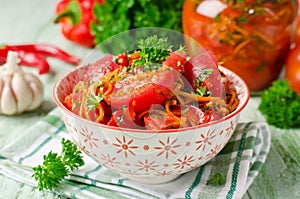 Tomatoes in a spicy marinade