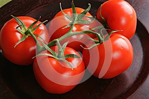 Tomatos in bunch