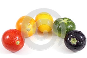 Tomatos of different colors