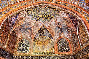 Tomb of Akbar the Great at Sikandra Fort in Agra, Uttar Pradesh, India