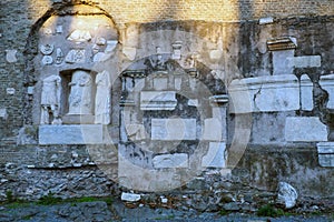 Tomb of Caecilia Metella and the Castrum Caetani in Rome, Italy photo