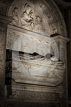 Tomb of the cardinals Cristoforo and Domenico della Rovere 1479. Santa Maria del Popolo Church