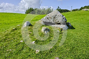 Tomb in the Carrowmore Megalithic Cemetery, County Sligo, Ireland