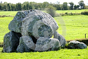 Tomb in the Carrowmore Megalithic Cemetery, County Sligo, Ireland
