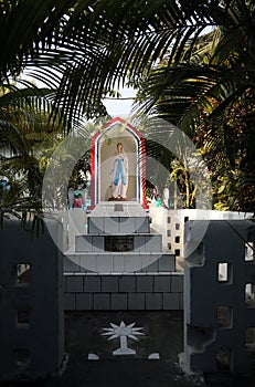 The tomb of the Croatian Jesuit missionary Ante GabriÄ‡ in Kumrokhali, West Bengal, India