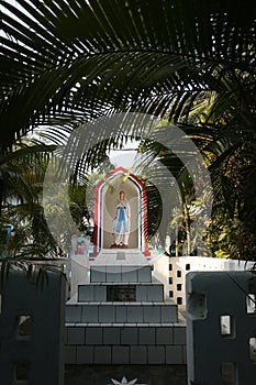 The tomb of the Croatian Jesuit missionary Ante GabriÄ‡ in Kumrokhali, West Bengal, India