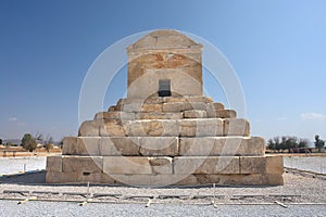 Tomb of Cyrus the Great in Pasargad, Iran photo