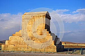 Tomb of Cyrus the Great in Pasargadae , Shiraz , Iran