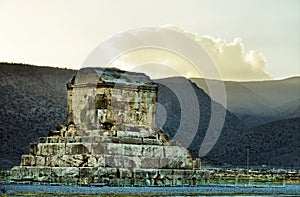 Tomb of Cyrus the Great in Pasargadae , Shiraz , Iran