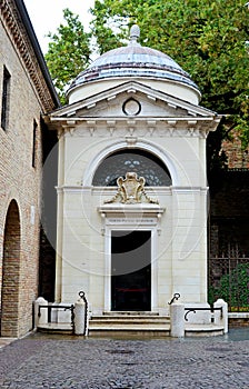 The tomb of Dante Alighieri, Ravenna Italy photo