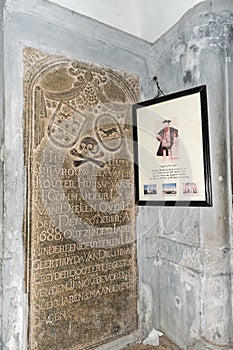 Tomb of the discoverer of the sea route to India Vasco da Gama