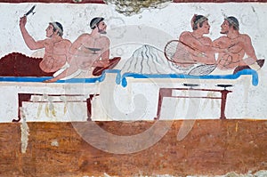 The Tomb of the Diver is an archaeological monument from necropolis of the Greek city of Paestum in Magna Graecia, in what is now