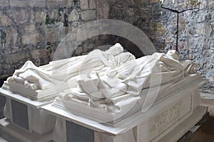 Tomb of the Duke and Duchess of Argyll, Iona Abbey, Scotland- photo