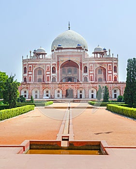 Tomb of Emperor Humayun at New Delhi