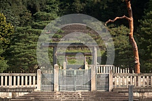 Tomb of Empress Shoken, Kyoto, Japan photo