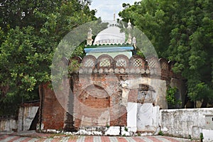 Tomb of Gebanshah Pir Dargah near Kankaria Lake, Horizontal view, Ahmedabad, Gujarat, India