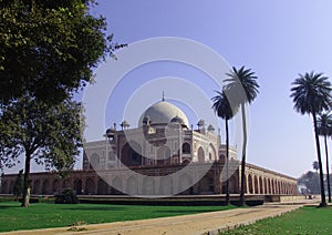 The Tomb of Humayun, Delhi, India photo