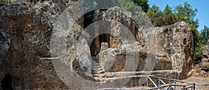 The Tomb of Ildebranda located at the Necropoli of Sovana photo