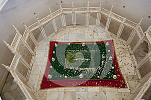 Tomb Interior, Bini-ka Maqbaba Mausoleum, Aurangabad, Maharashtra, India