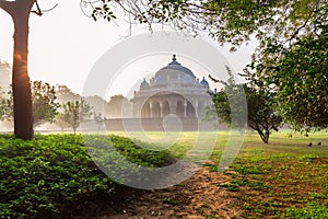 Tomb of Isa Khan Niazi, located near the Mughal Emperor Humayun`s Tomb complex in New Delhi, India