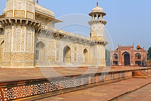 Tomb of Itimad-ud-Daulah in Agra, Uttar Pradesh, India