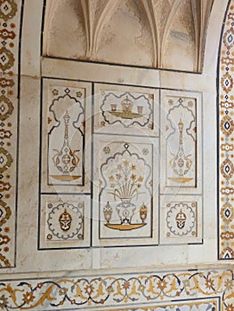 Tomb of Itimad-ud-Daulah in Agra, Uttar Pradesh, India