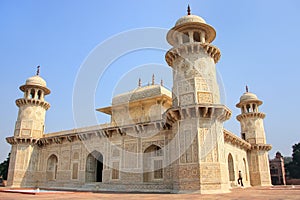 Tomb of Itimad-ud-Daulah in Agra, Uttar Pradesh, India