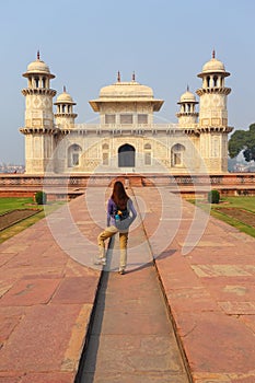 Tomb of Itimad-ud-Daulah in Agra, Uttar Pradesh, India