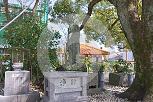 Tomb of Jofuku Xu Fu at Jofuku Park in Shingu, Wakayama, Japan. A park commemorating the Chinese