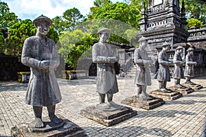 Tomb of Khai Dinh in Hue, Vietnam