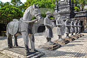 Tomb of Khai Dinh in Hue, Vietnam