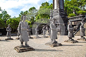 Tomb of Khai Dinh in Hue, Vietnam