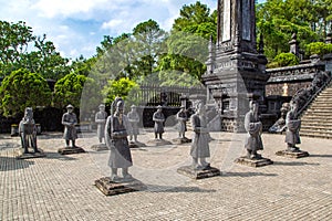 Tomb of Khai Dinh in Hue, Vietnam