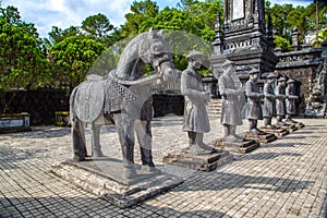 Tomb of Khai Dinh in Hue, Vietnam