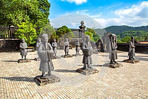 Tomb of Khai Dinh in Hue, Vietnam