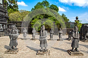 Tomb of Khai Dinh in Hue, Vietnam