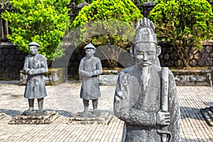 Tomb of Khai Dinh in Hue, Vietnam