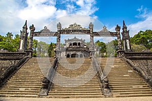 Tomb of Khai Dinh in Hue, Vietnam