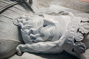 Tomb of King Clovis I, in Basilica of Saint-Denis