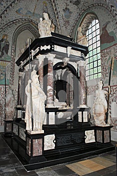 Tomb of King Frederick II in Rockilde cathedral