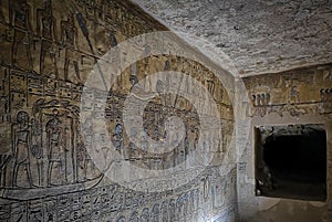 The tomb KV14, the tomb of the Egyptian pharaoh Tausert and her successor Setnakhtu, Valley of the Kings photo